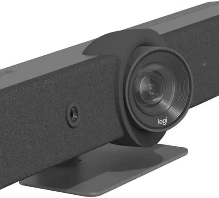 Logitech Rally Bar All-in-One Video Bar for Medium and Large Rooms, Graphite
