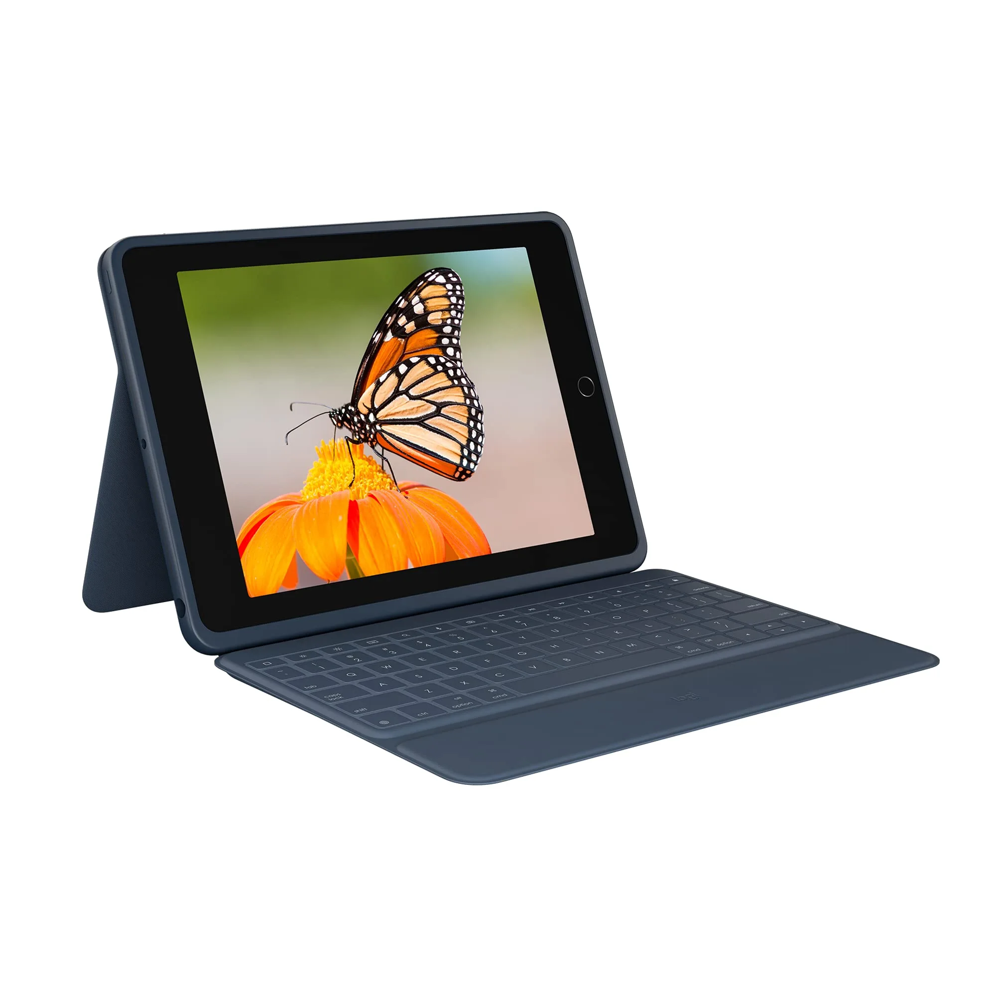 Logitech Rugged Combo 3 iPad Keyboard Case with Smart Connector - Blue