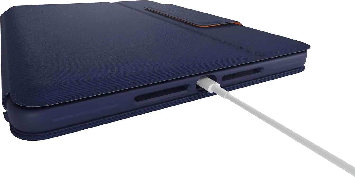 Logitech Rugged Combo 3 iPad Keyboard Case with Smart Connector - Blue