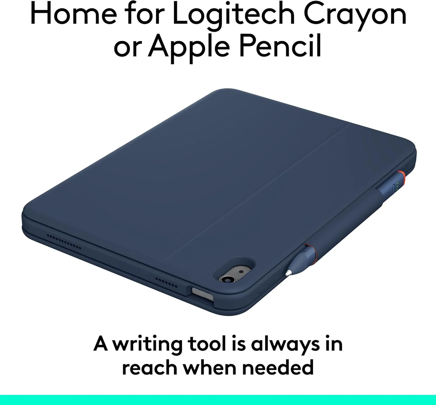 Logitech Rugged Combo 4 for iPad (10th Generation) Protective Keyboard Case with Smart Connector and Durable Spill-Proof Keyboard