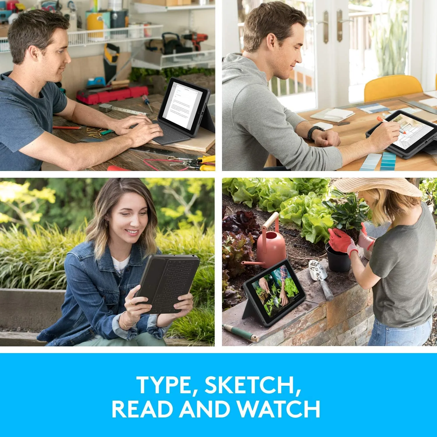 Logitech Folio Keyboard Case for iPad (7th/8th/9th Gen)