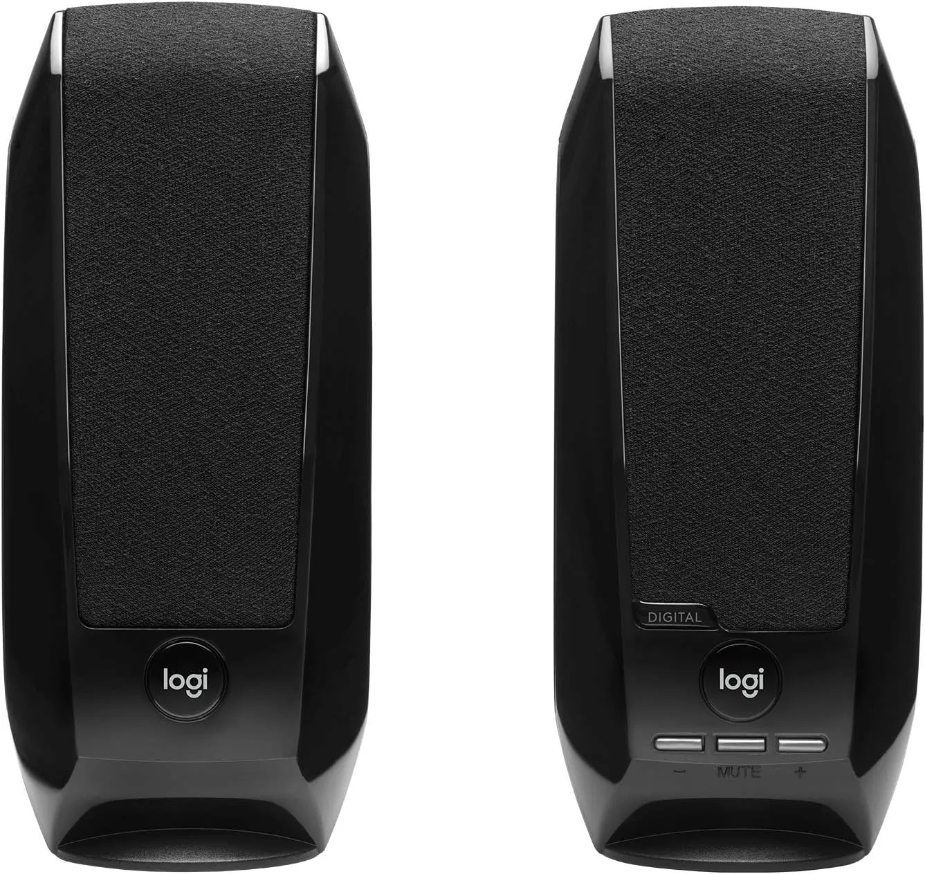 Logitech S-150 Multimedia Speaker with 2.0 System and 3.5mm Connection - Black