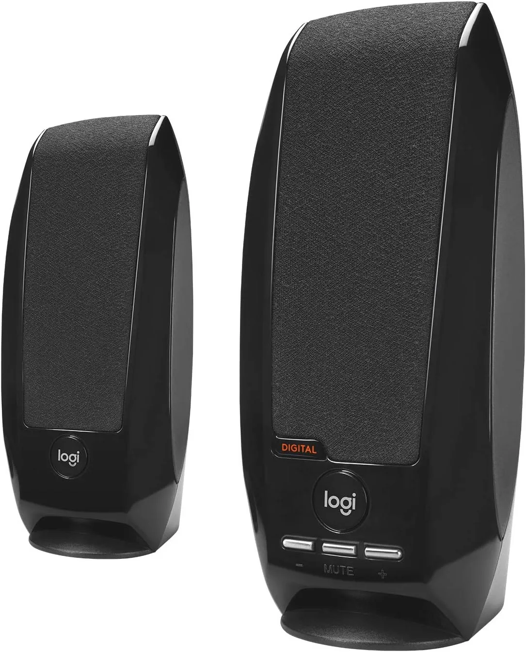 Logitech S-150 Multimedia Speaker with 2.0 System and 3.5mm Connection - Black