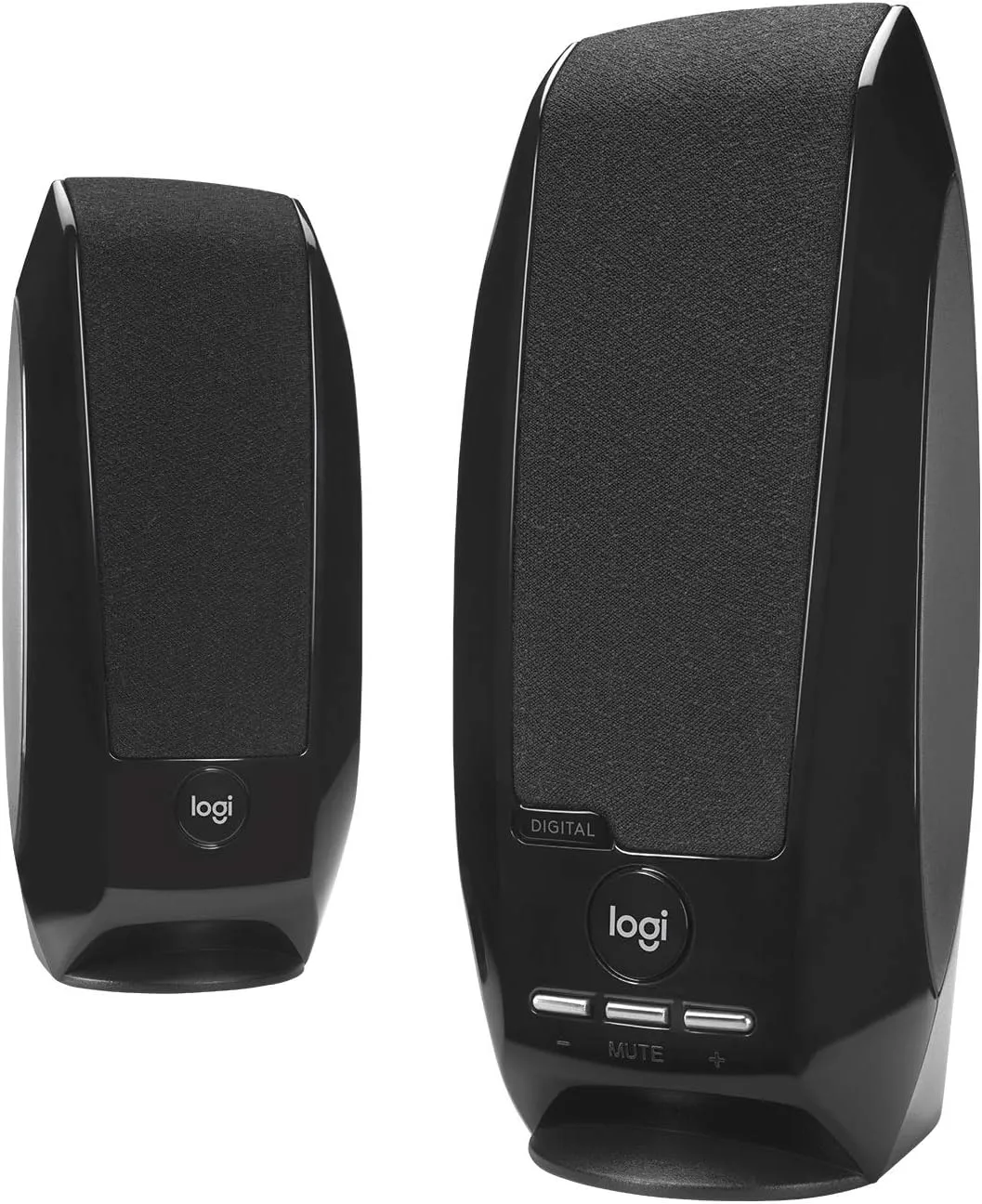 Logitech S-150 Multimedia Speaker with 2.0 System and 3.5mm Connection - Black