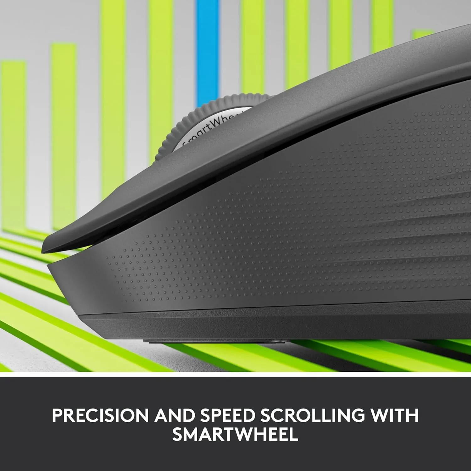 Logitech Signature M550 Wireless Mouse - Graphite, Bluetooth, 4000 dpi
