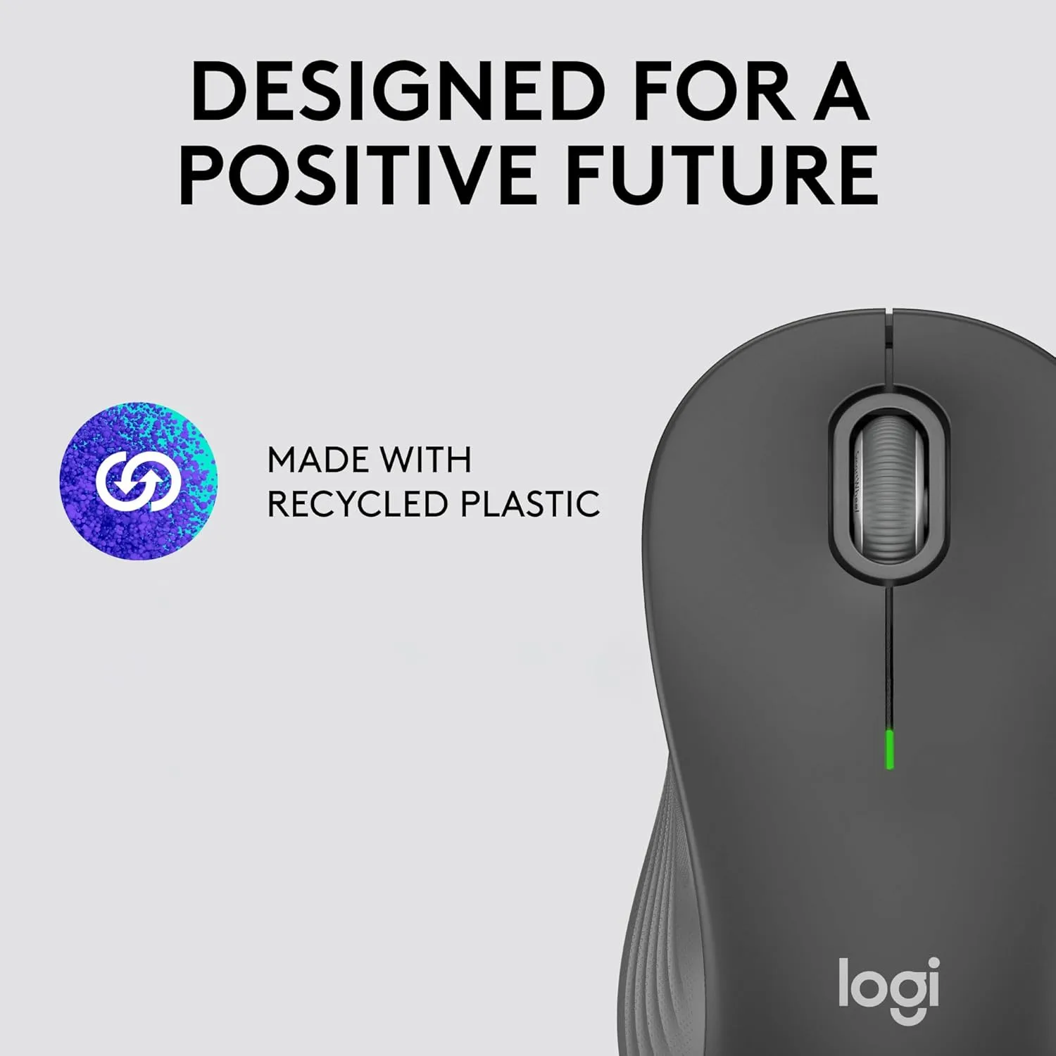 Logitech Signature M550 Wireless Mouse - Graphite, Bluetooth, 4000 dpi