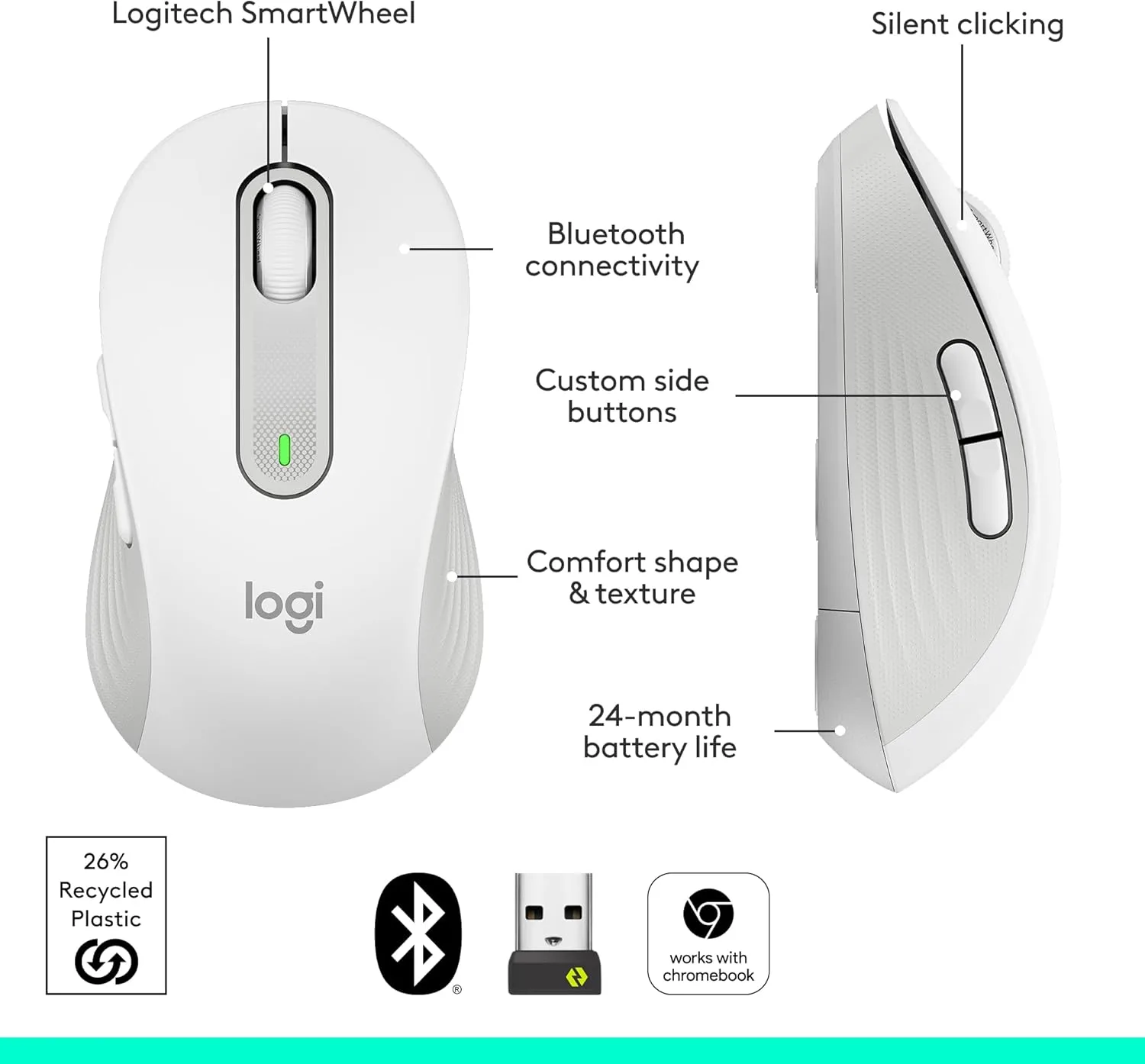 LOGITECH Signature M650 Wireless Mouse