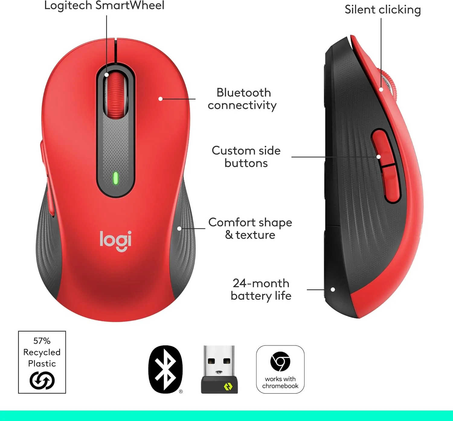 LOGITECH Signature M650 Wireless Mouse