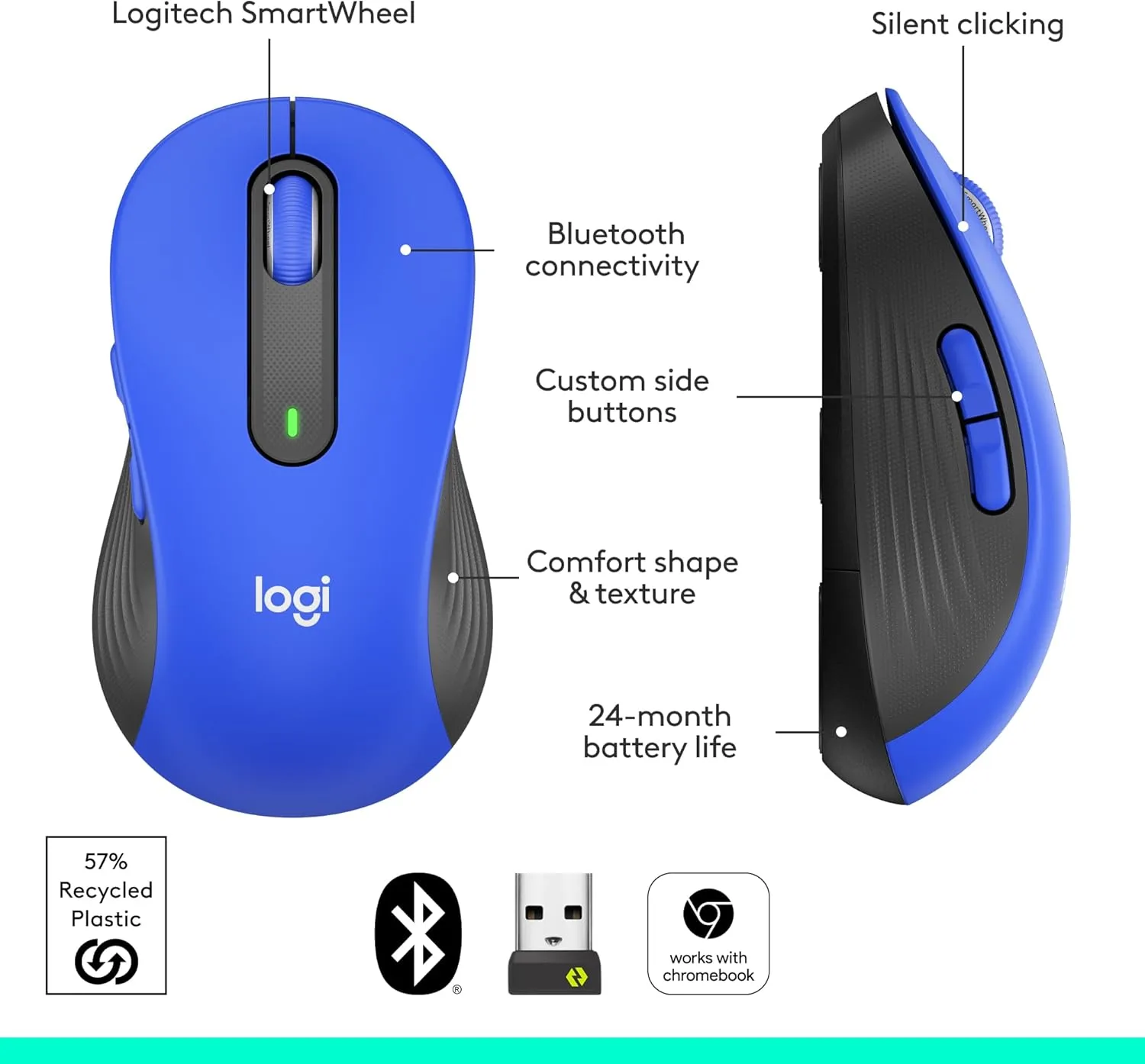 LOGITECH Signature M650 Wireless Mouse