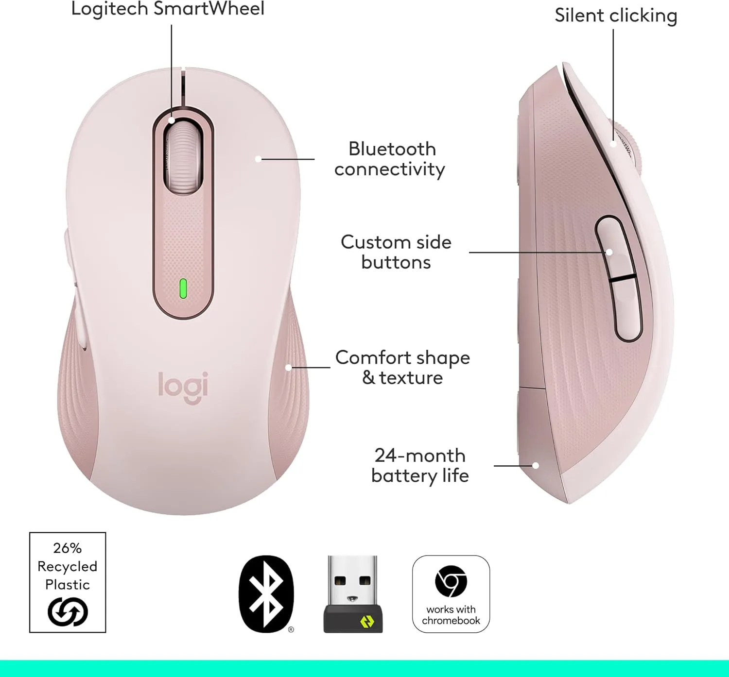 LOGITECH Signature M650 Wireless Mouse