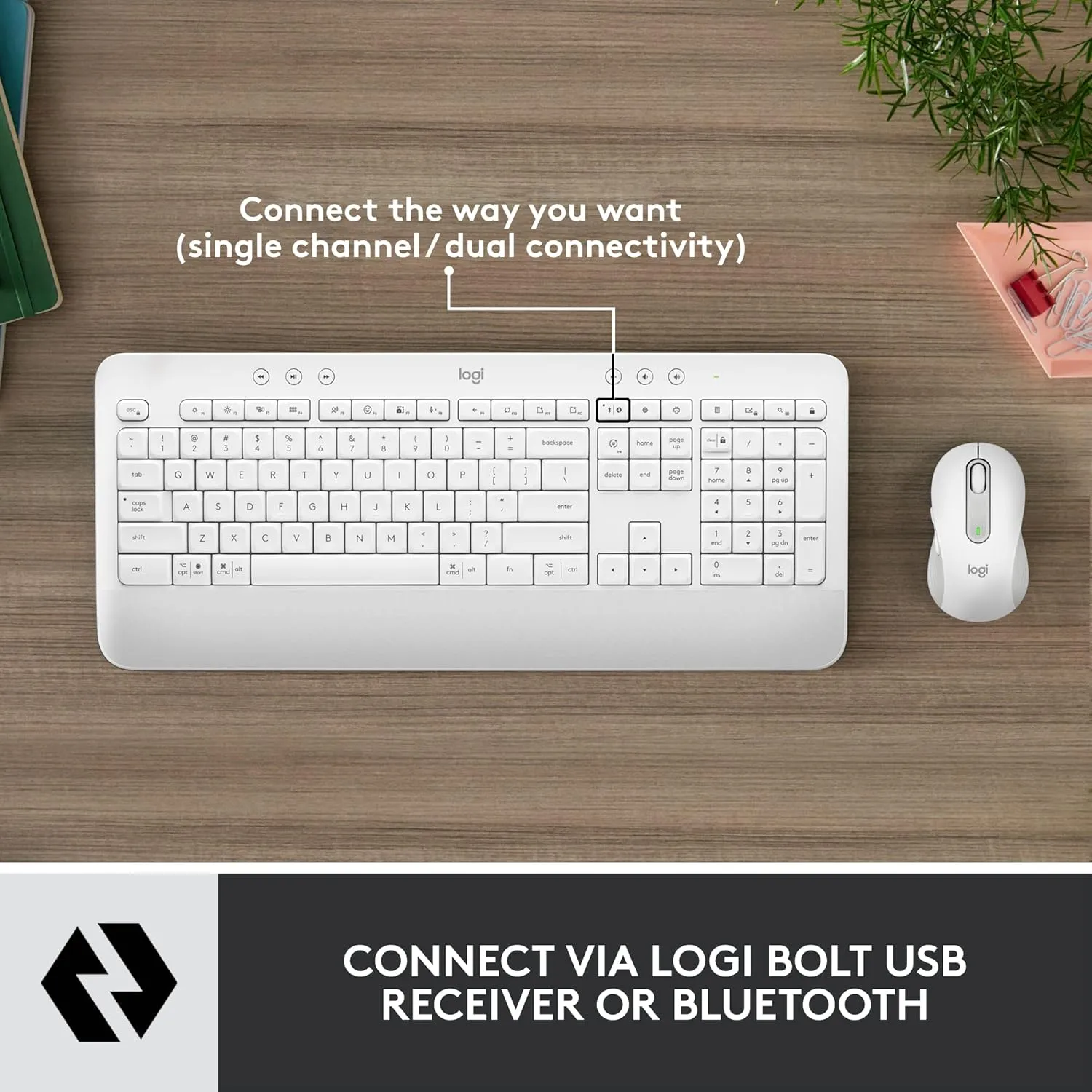 LOGITECH Signature MK650 Combo for Business - Wireless Keyboard and Mouse