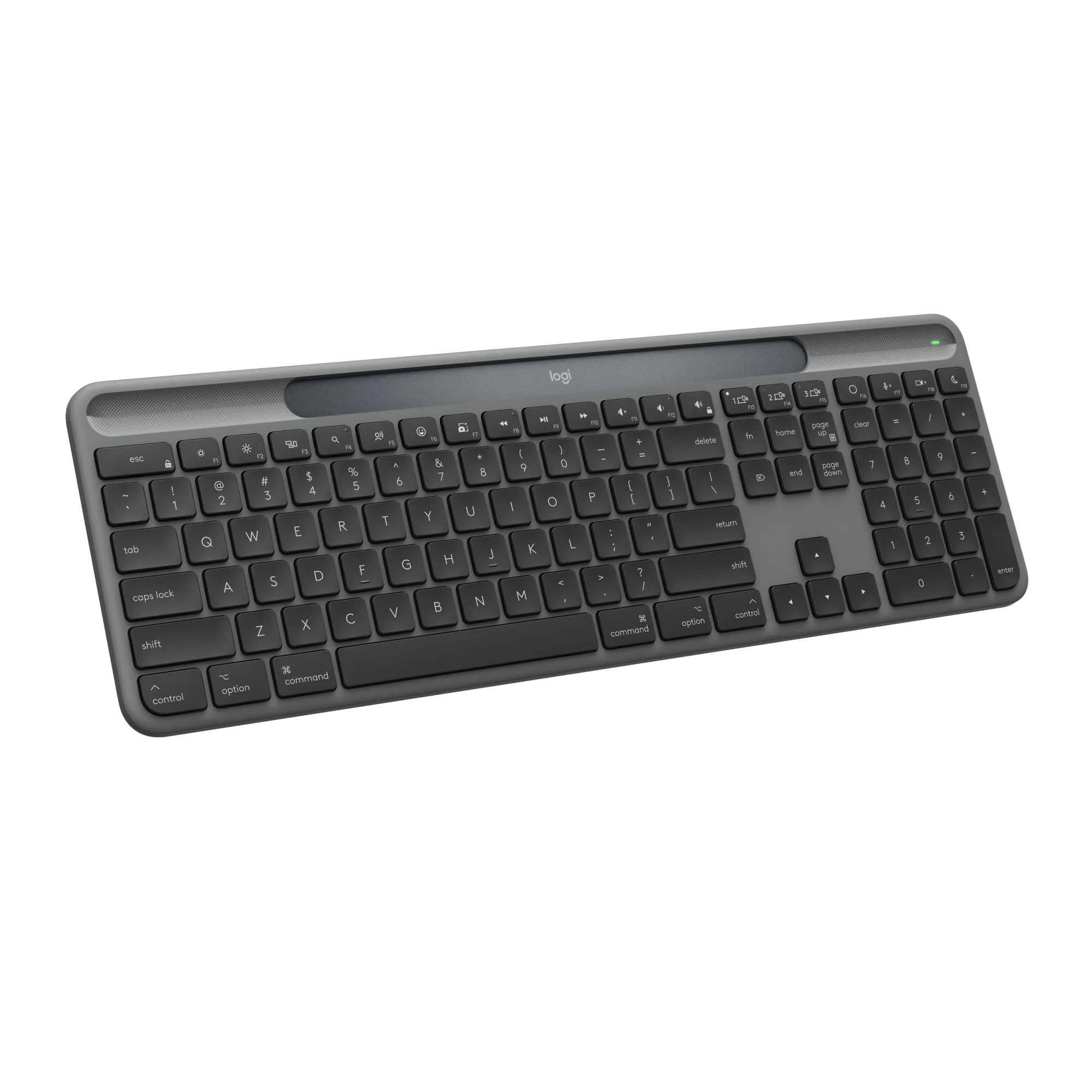 Logitech Signature Slim Solar+ Wireless Keyboard K980 for Mac - Graphite