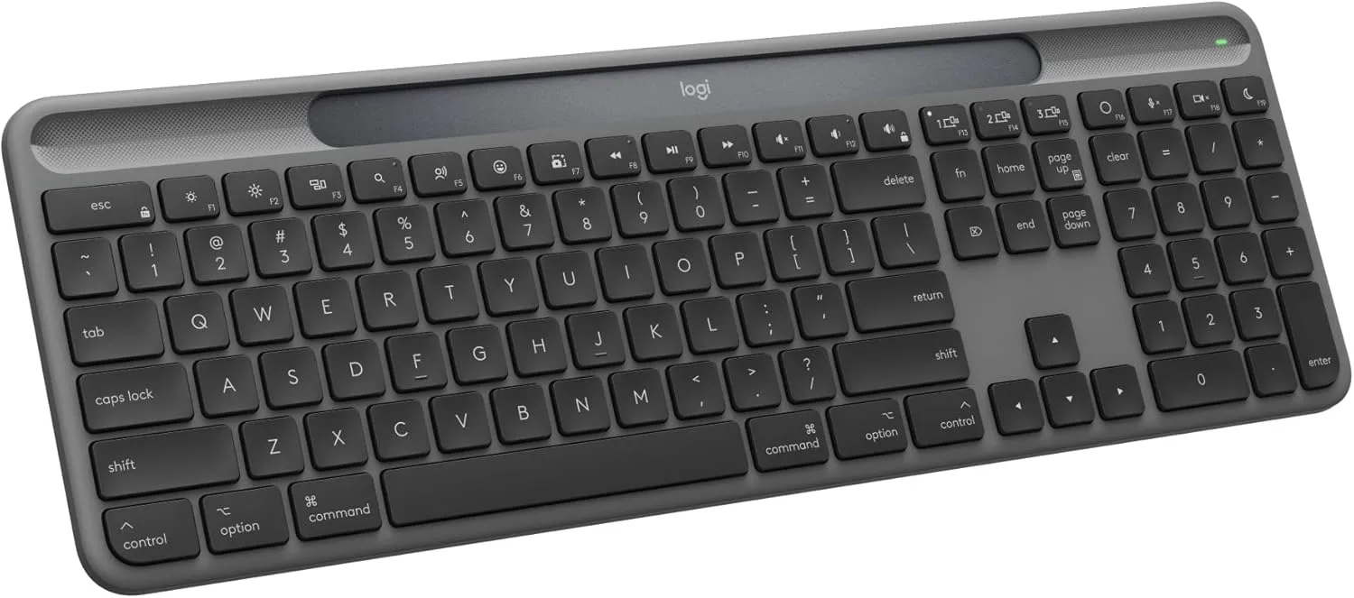 Logitech Signature Slim Solar+ Wireless Keyboard K980 for Mac - Graphite