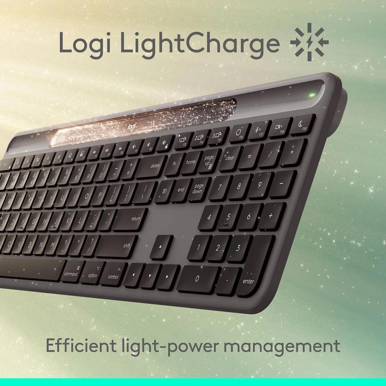 Logitech Signature Slim Solar+ Wireless Keyboard K980 for Mac - Graphite