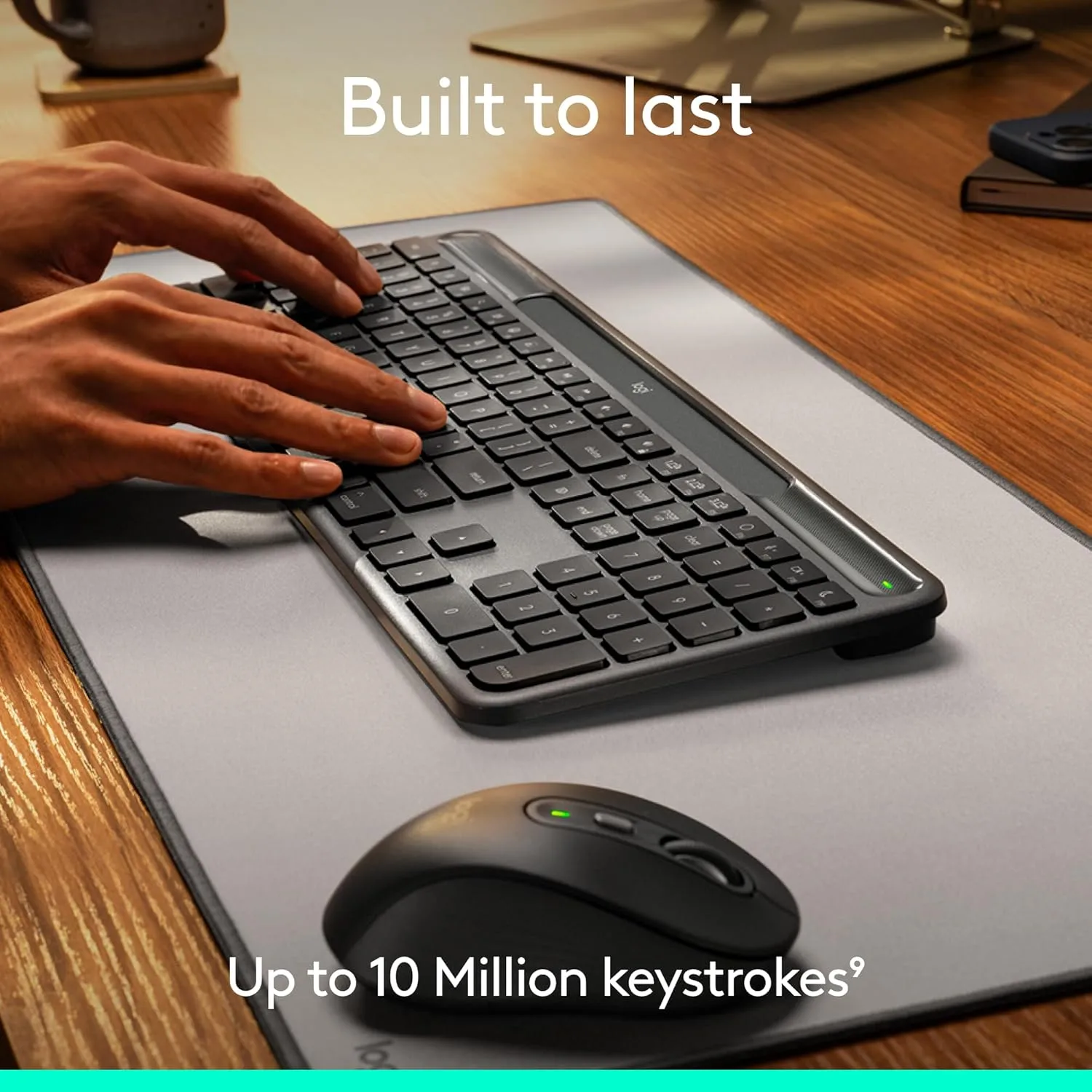 Logitech Signature Slim Solar+ Wireless Keyboard K980 for Mac - Graphite