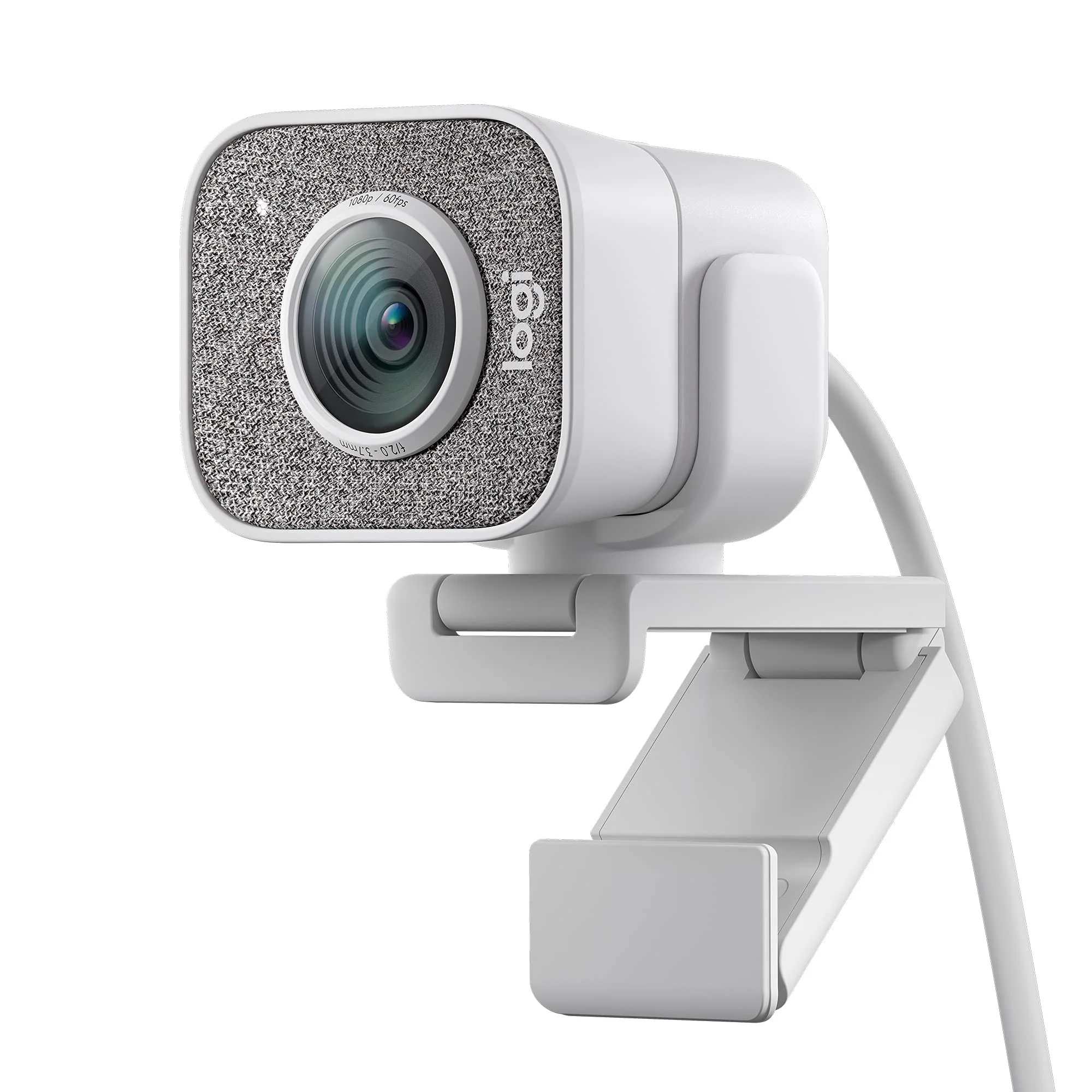 Logitech StreamCam Premium Webcam, Full HD 1080p 60fps — Off-White