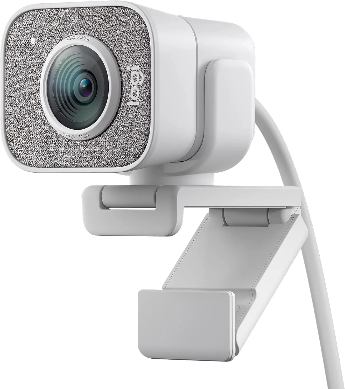 Logitech StreamCam Premium Webcam, Full HD 1080p 60fps — Off-White