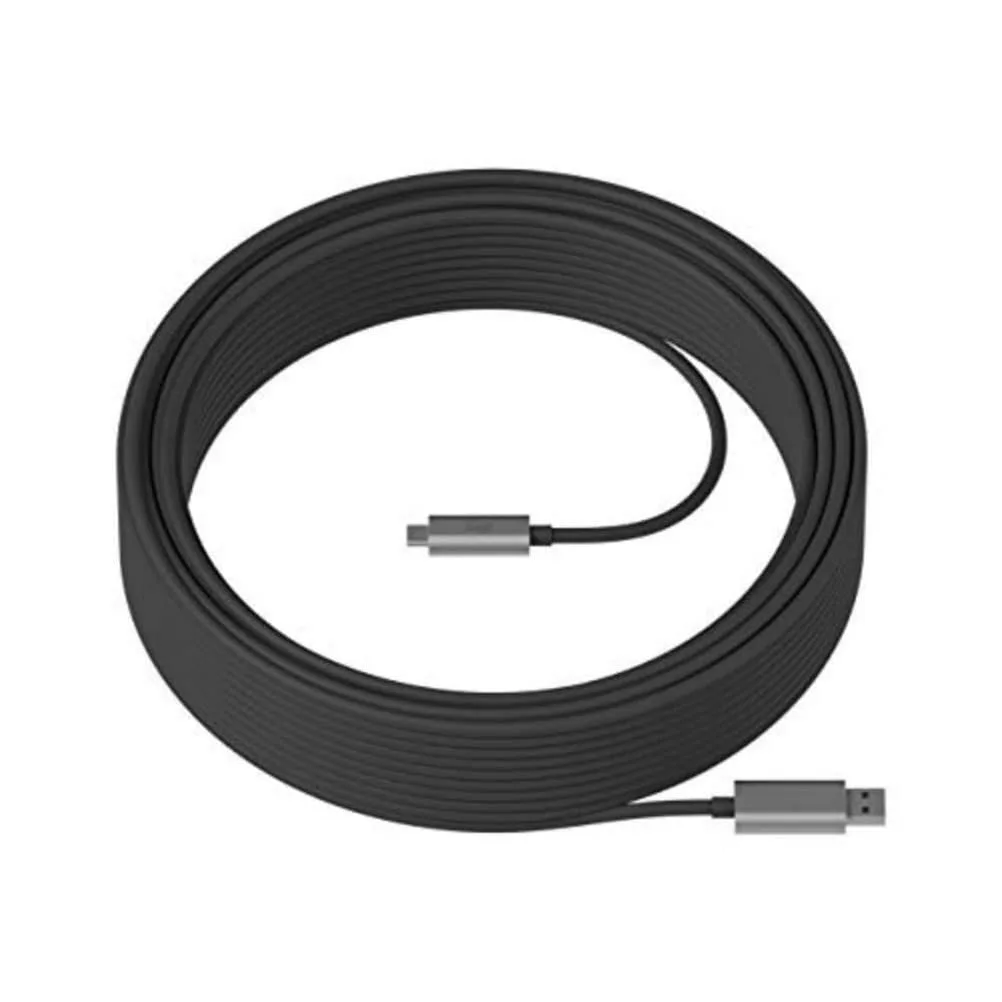 Logitech Strong USB Cable - 82.02 ft USB-A to USB-C Active Optical
