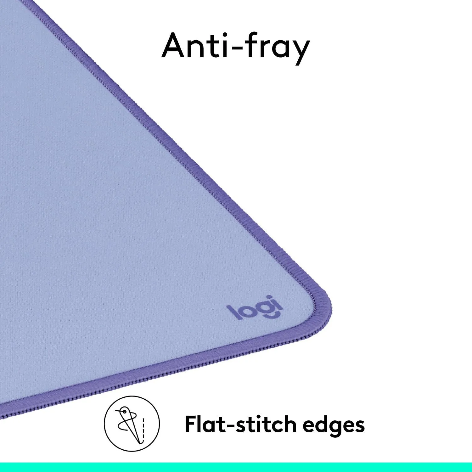 Logitech Desk Mat - Studio Series, Multifunctional Large Desk Pad, Extended Mouse Mat, Office Desk Protector, Lilac