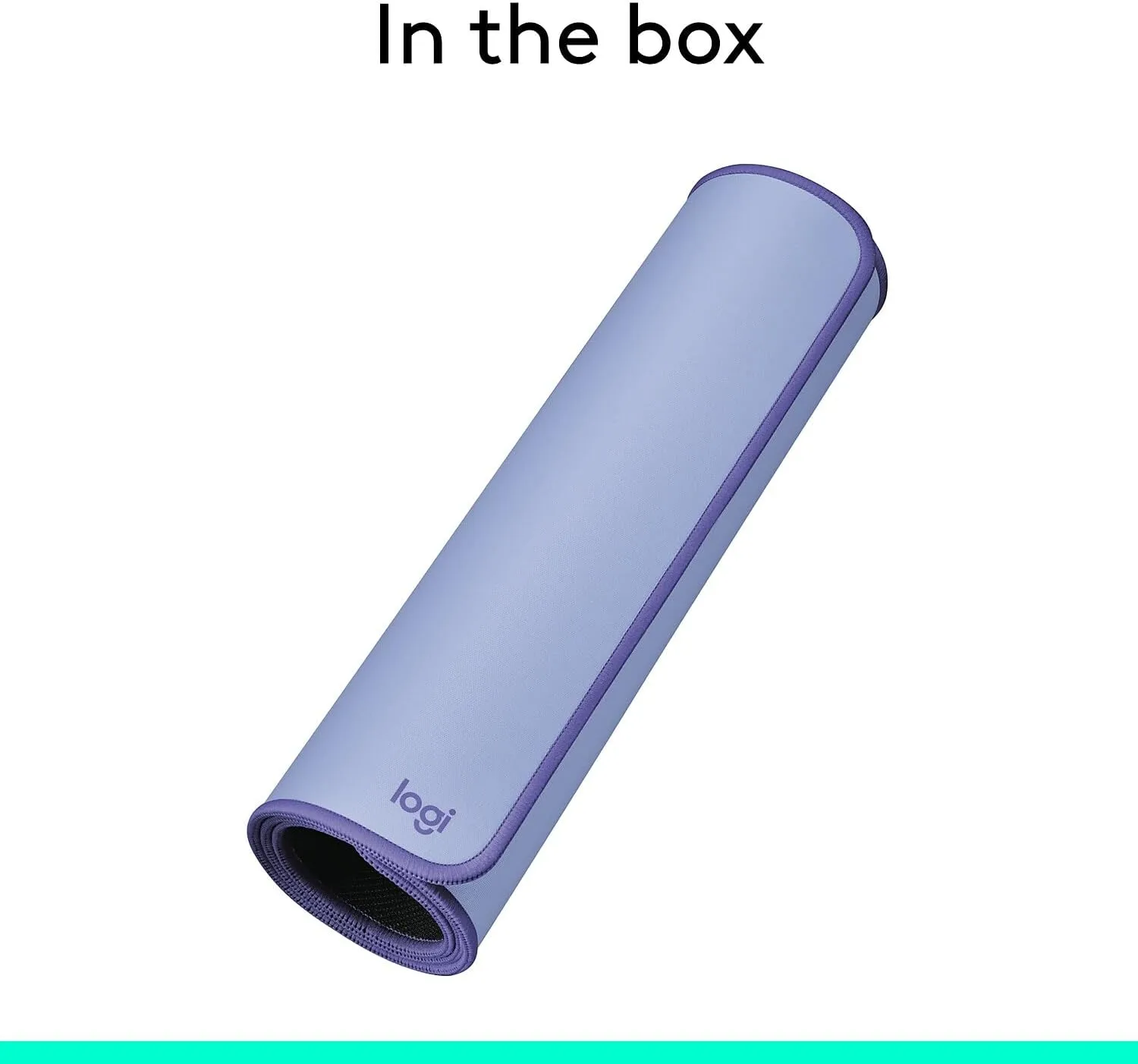 Logitech Desk Mat - Studio Series, Multifunctional Large Desk Pad, Extended Mouse Mat, Office Desk Protector, Lilac