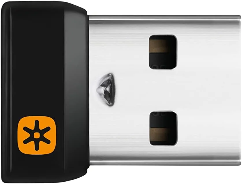 Logitech Unifying Receiver, 2.4 GHz Wireless Technology, USB Plug Compatible with all Logitech Unifying Devices like