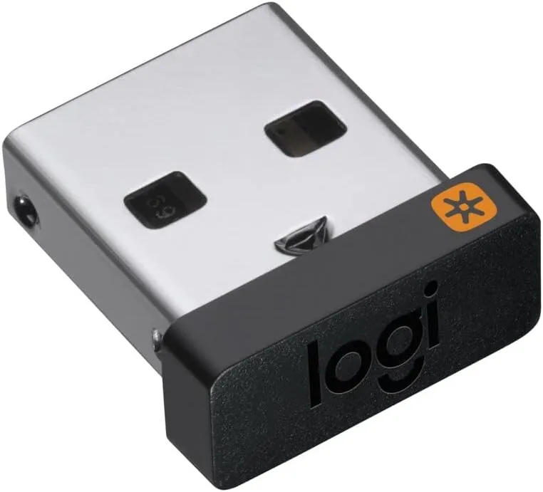 Logitech Unifying Receiver, 2.4 GHz Wireless Technology, USB Plug Compatible with all Logitech Unifying Devices like
