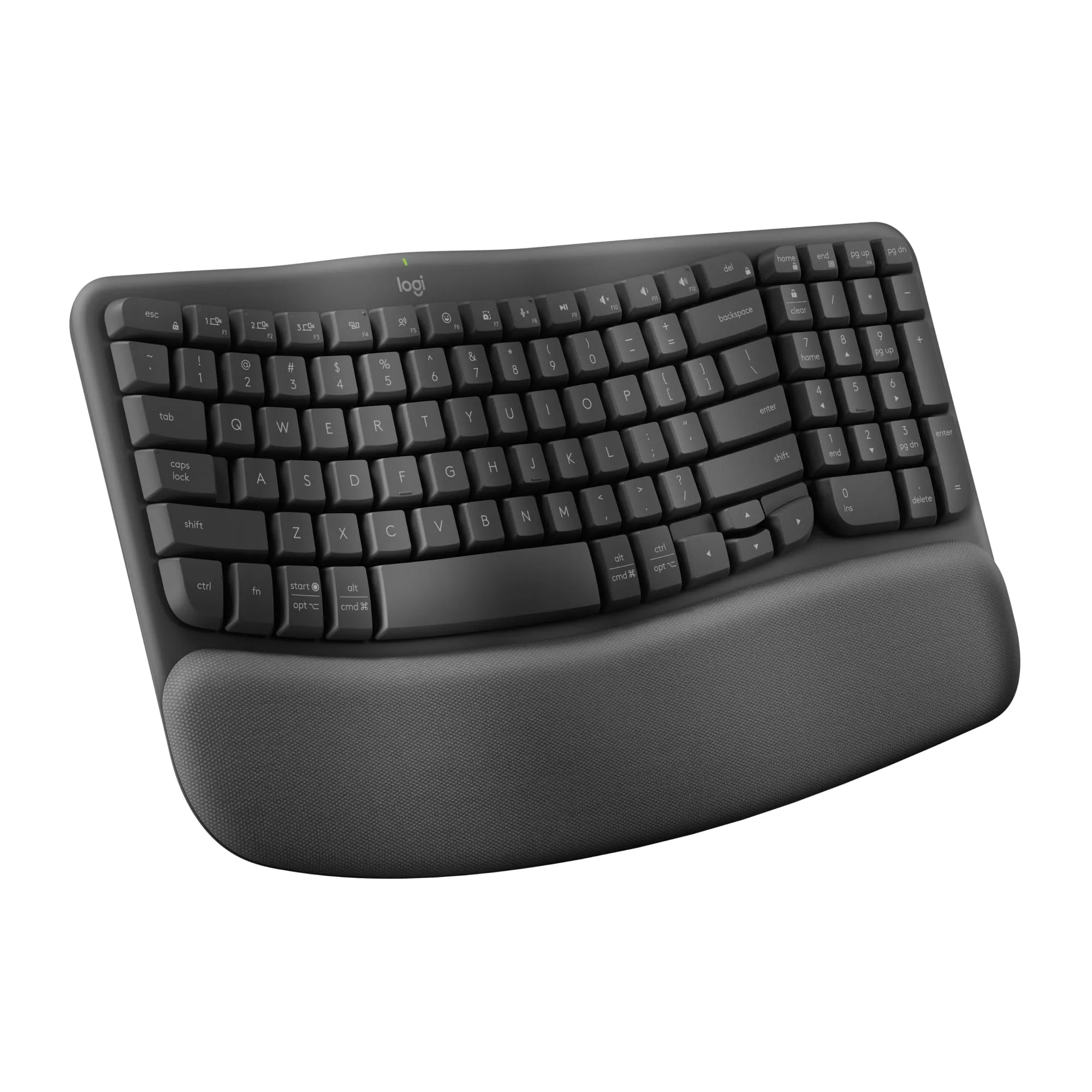 LOGITECH Wave Keys Wireless Ergonomic Keyboard