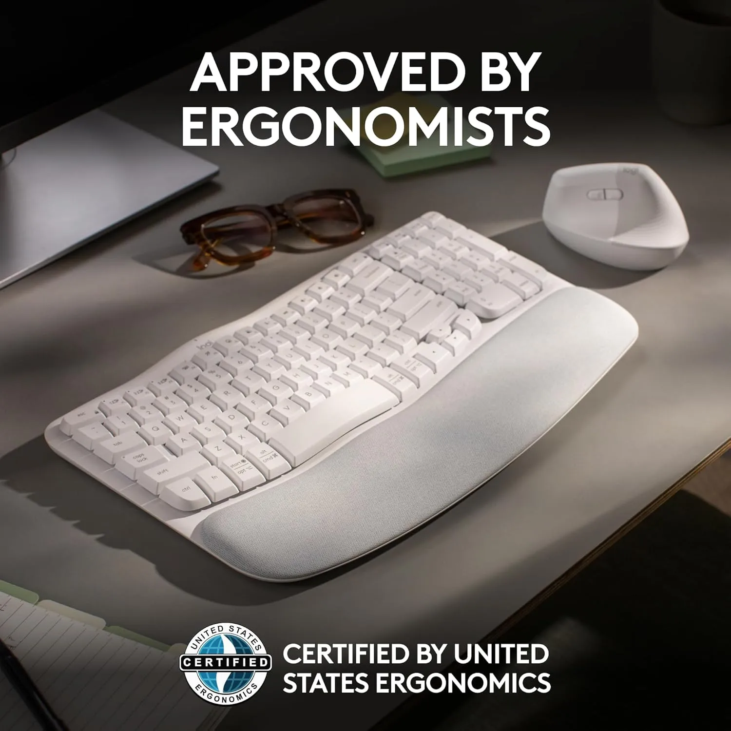 LOGITECH Wave Keys Wireless Ergonomic Keyboard
