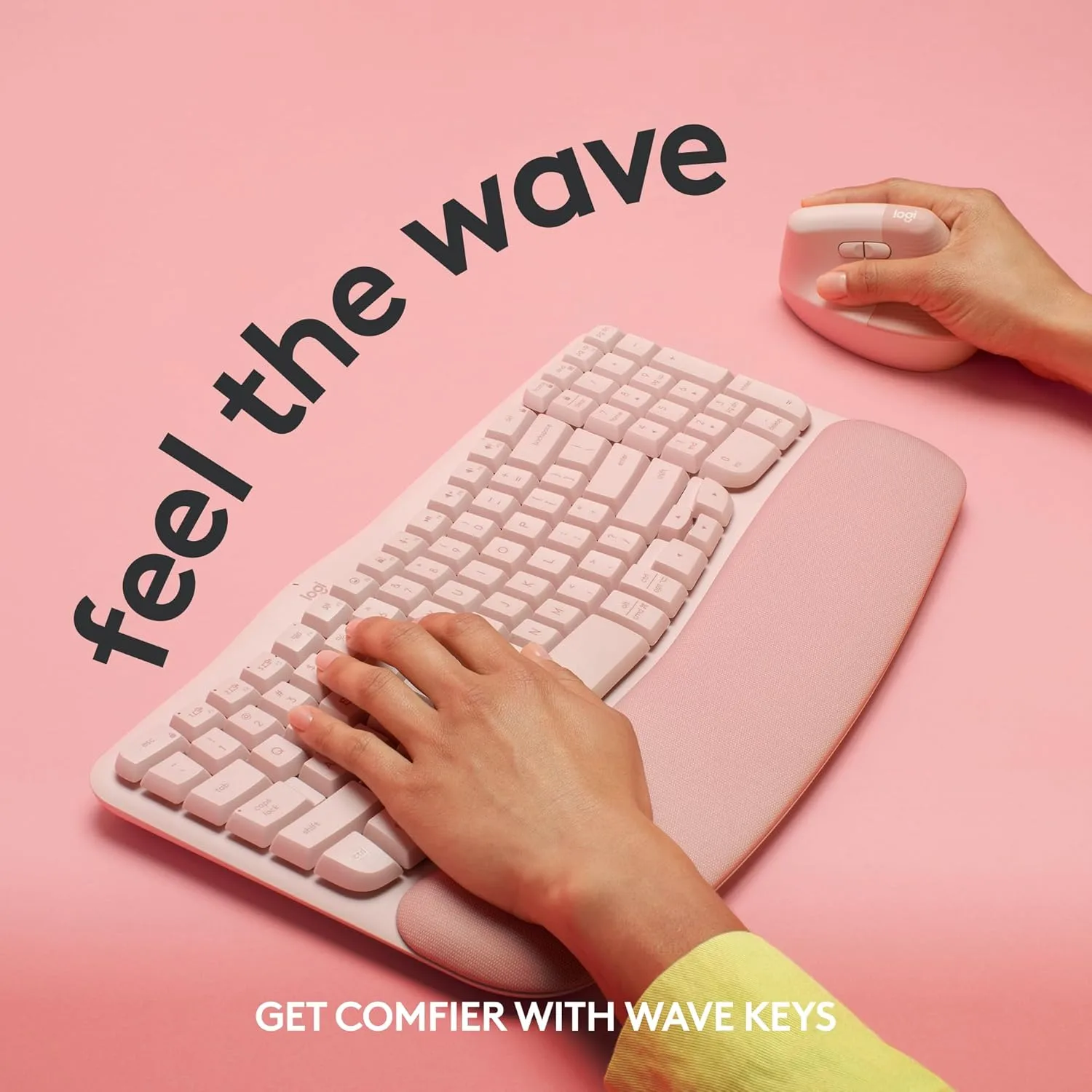 LOGITECH Wave Keys Wireless Ergonomic Keyboard