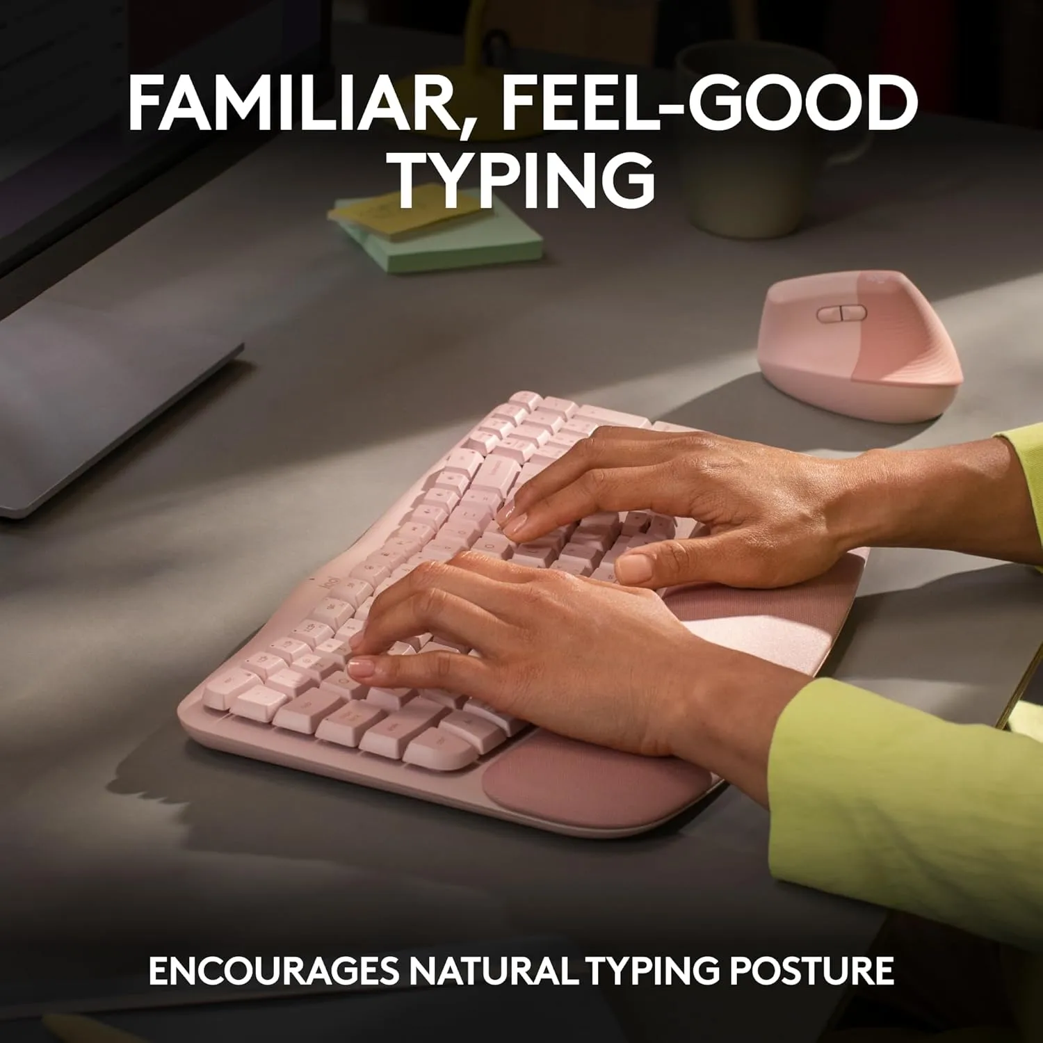 LOGITECH Wave Keys Wireless Ergonomic Keyboard