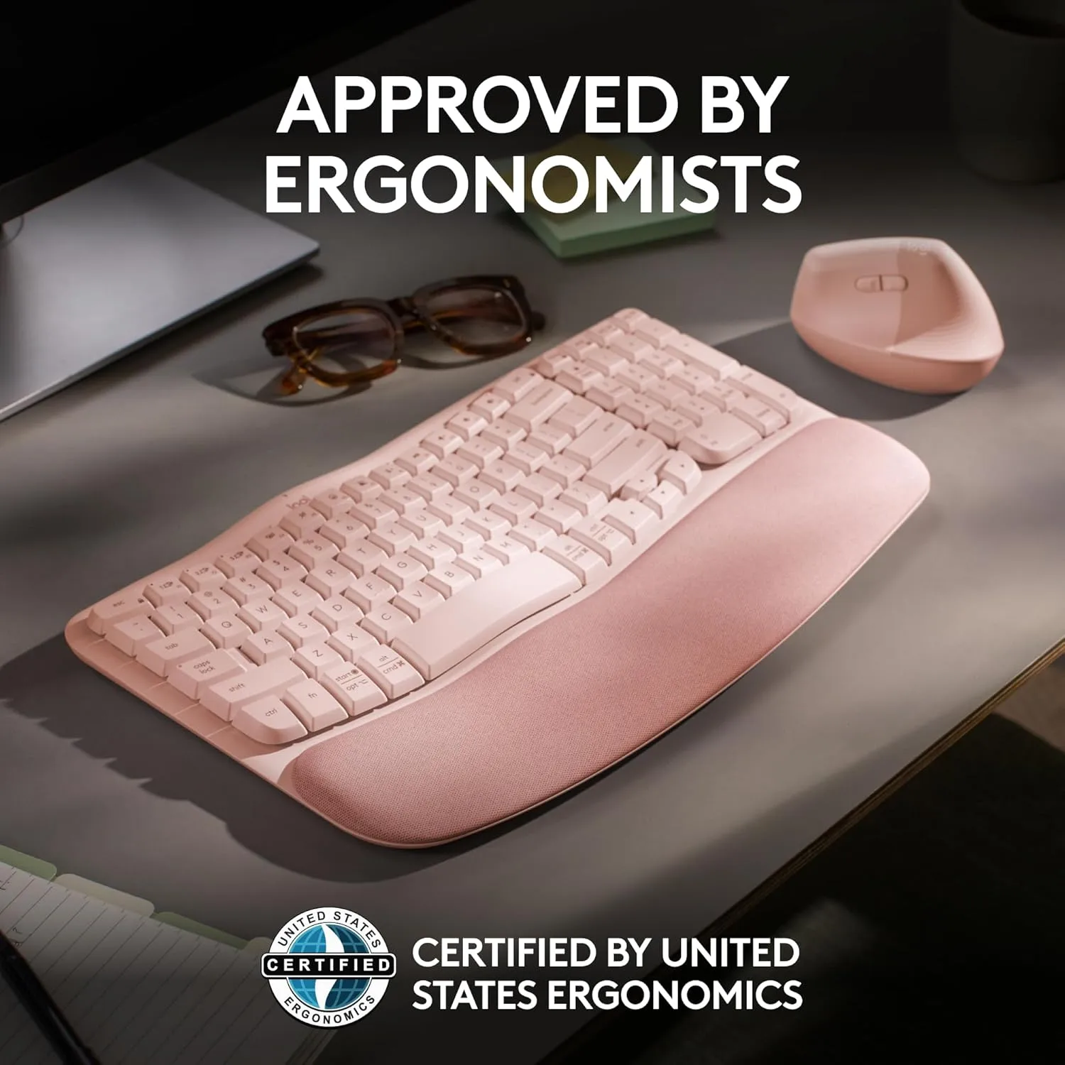 LOGITECH Wave Keys Wireless Ergonomic Keyboard