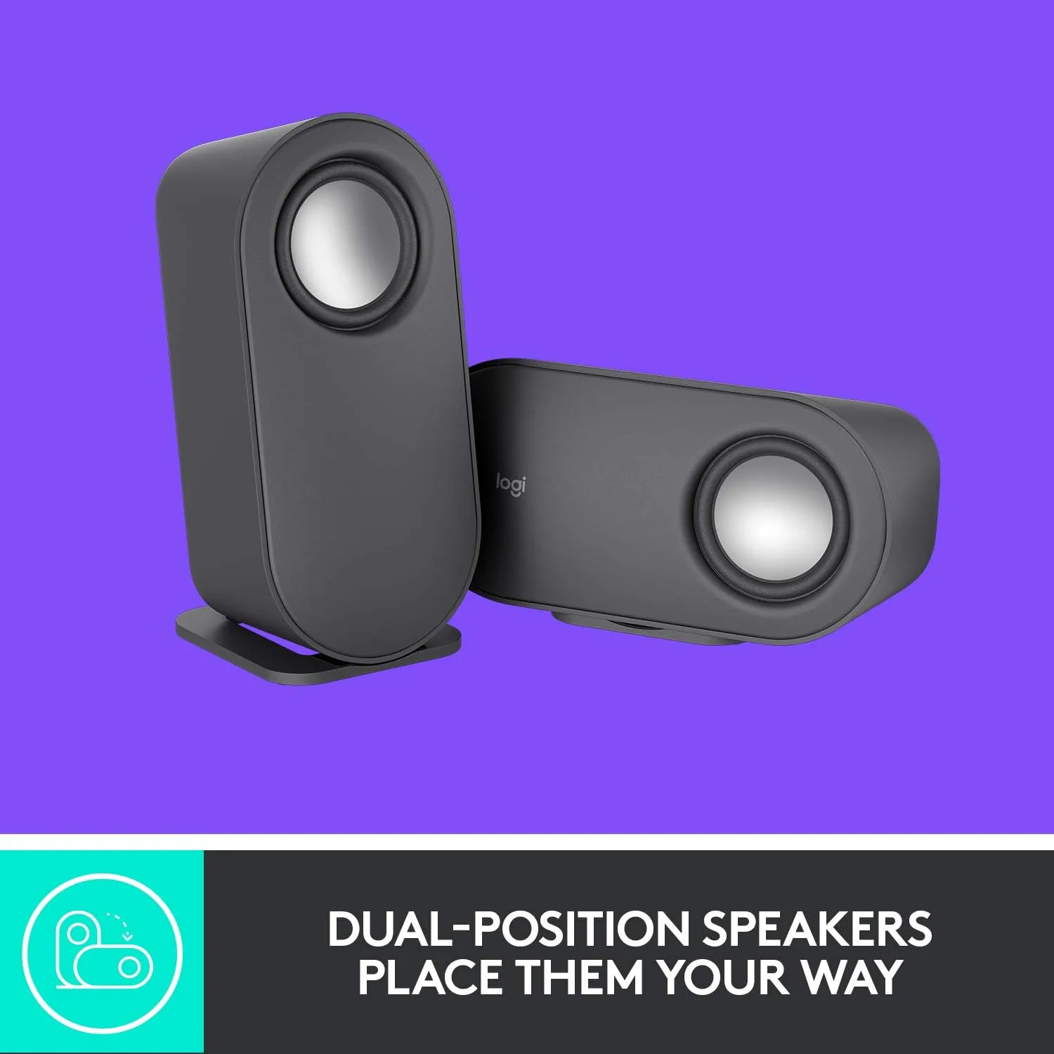 Logitech Z407 Bluetooth Computer Speakers with Subwoofer and Wireless Control