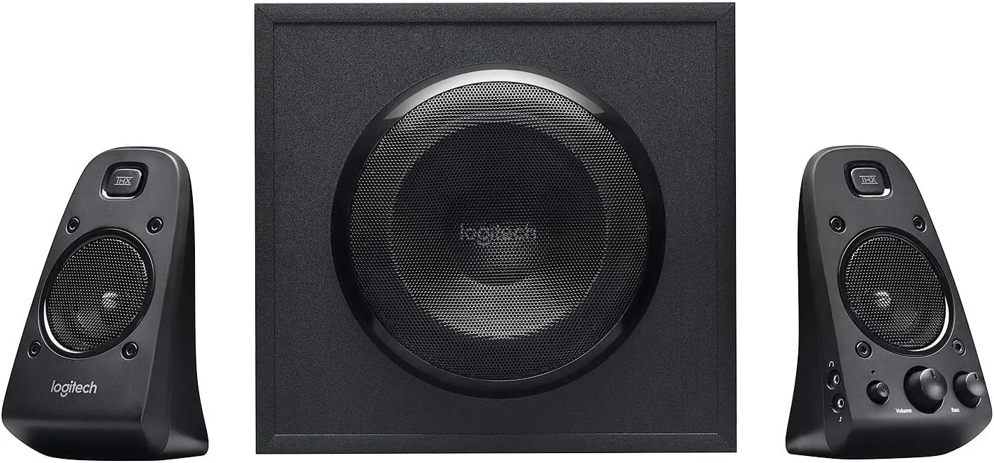 LOGITECH THX-certified 2.1 Speaker System - 400W Peak (200W RMS) - Black