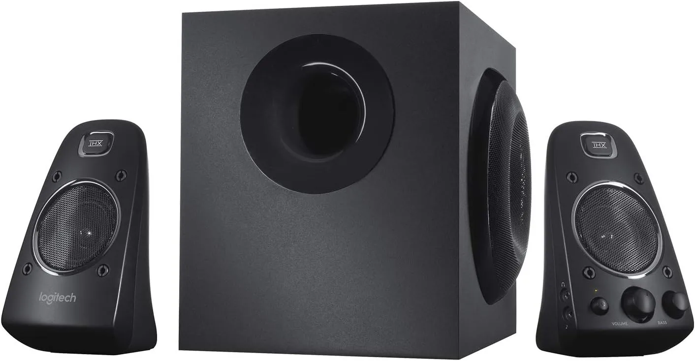 LOGITECH THX-certified 2.1 Speaker System - 400W Peak (200W RMS) - Black