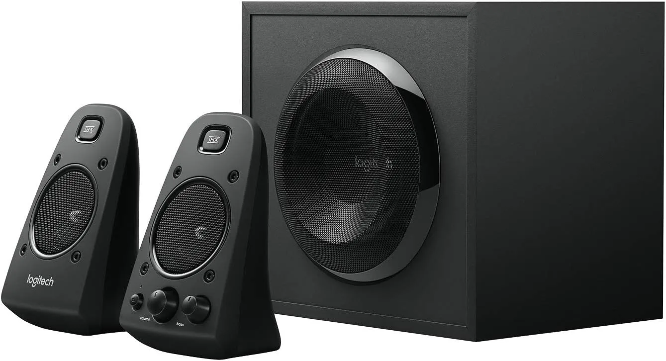 LOGITECH THX-certified 2.1 Speaker System - 400W Peak (200W RMS) - Black