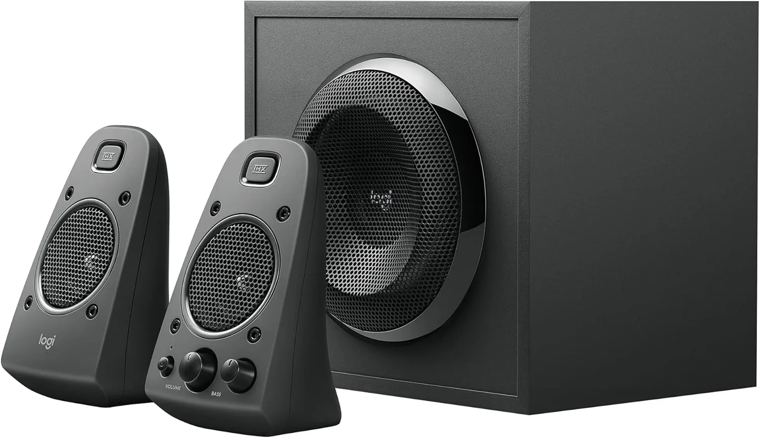 LOGITECH THX-certified 2.1 Speaker System - 400W Peak (200W RMS) - Black