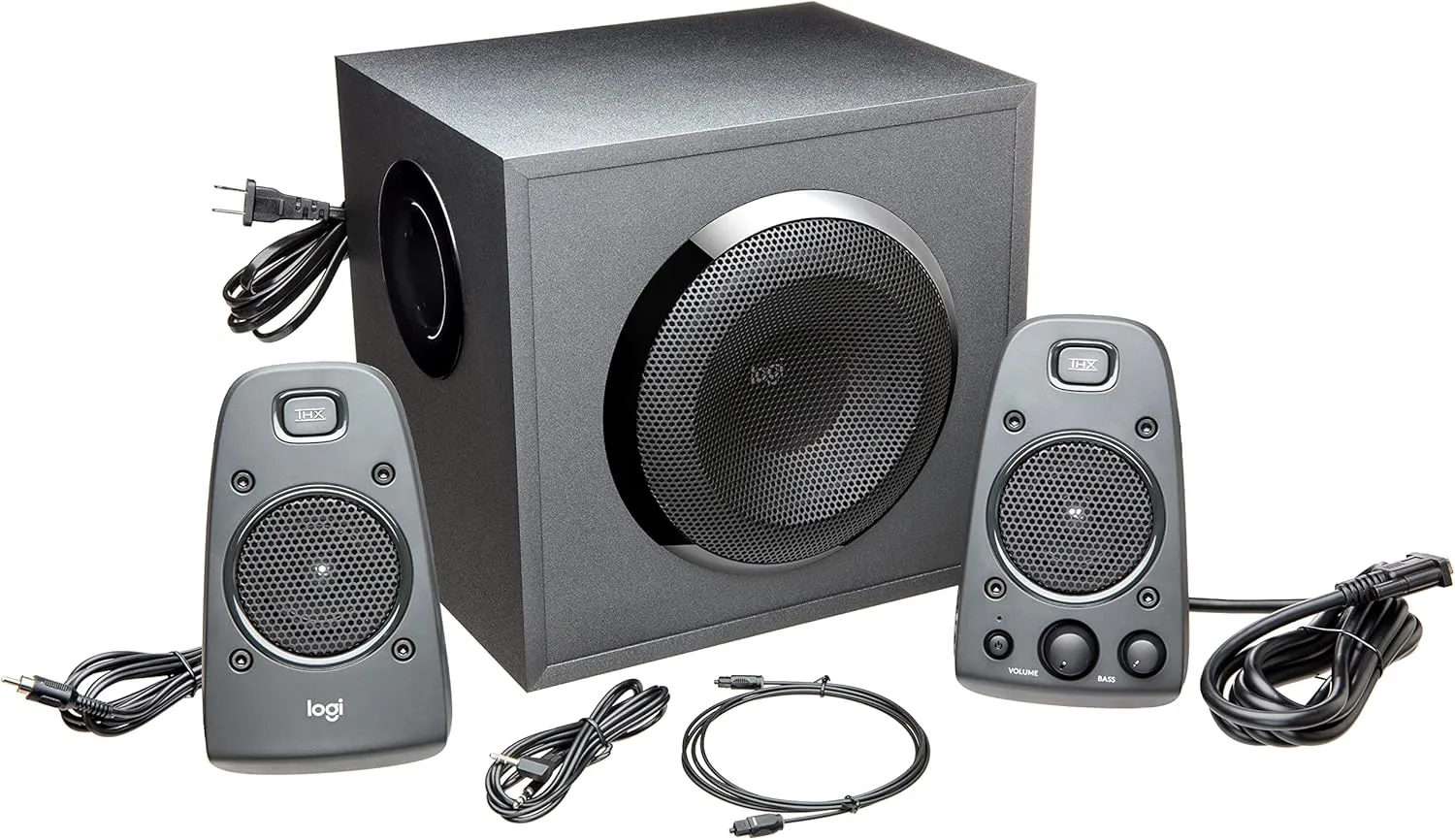 LOGITECH THX-certified 2.1 Speaker System - 400W Peak (200W RMS) - Black