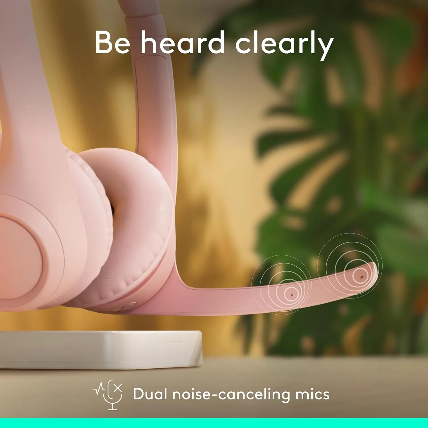 Logitech Zone 300 Wireless Bluetooth Headset with Noise-Canceling Microphone