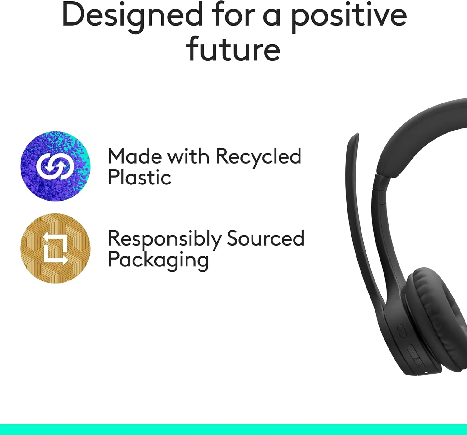 Logitech Zone 305 for Business, Wireless Bluetooth Headset with Microphone, for Microsoft Teams
