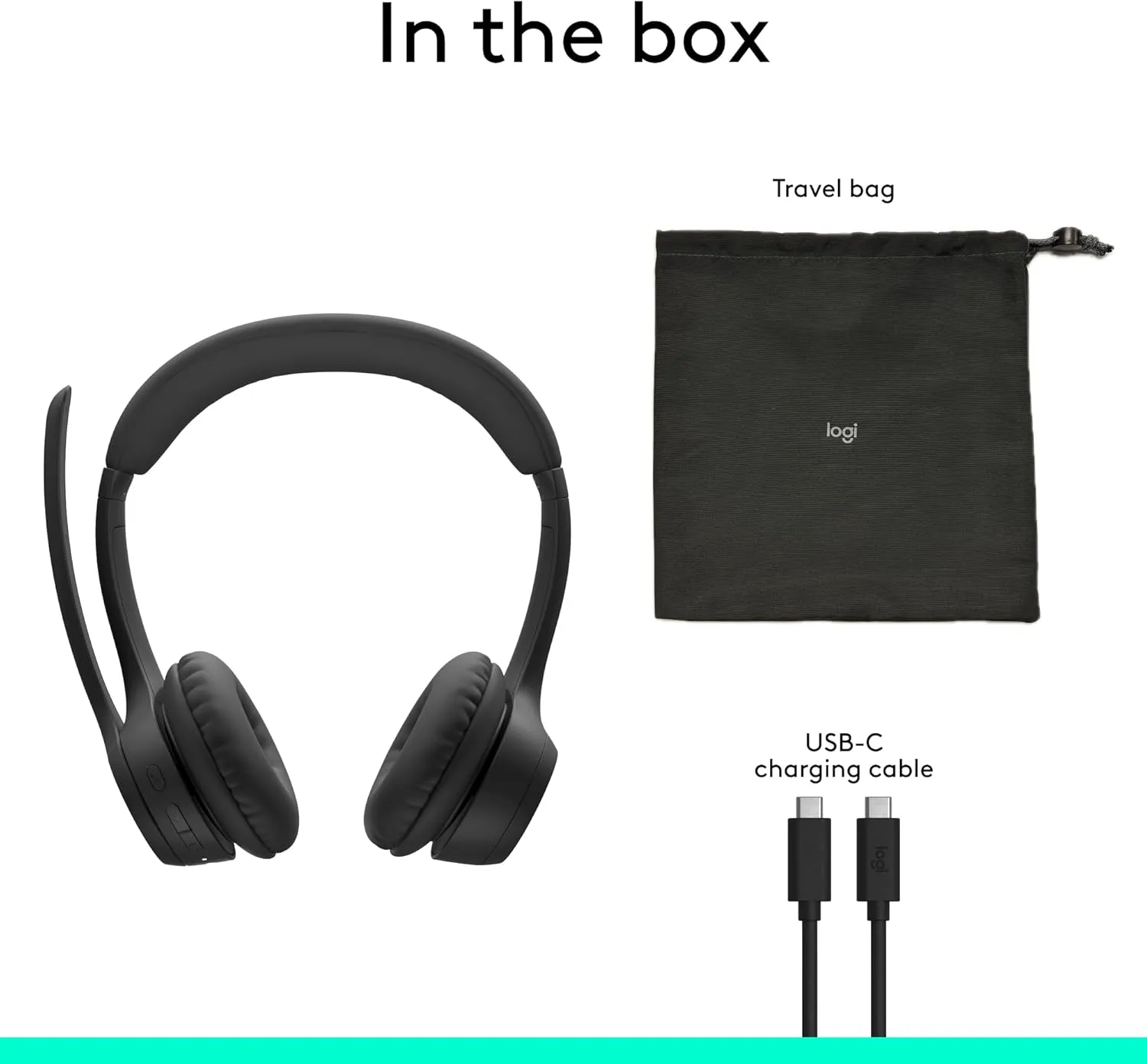 Logitech Zone 305 Wireless Bluetooth Headset for Business, Microsoft Teams Certified