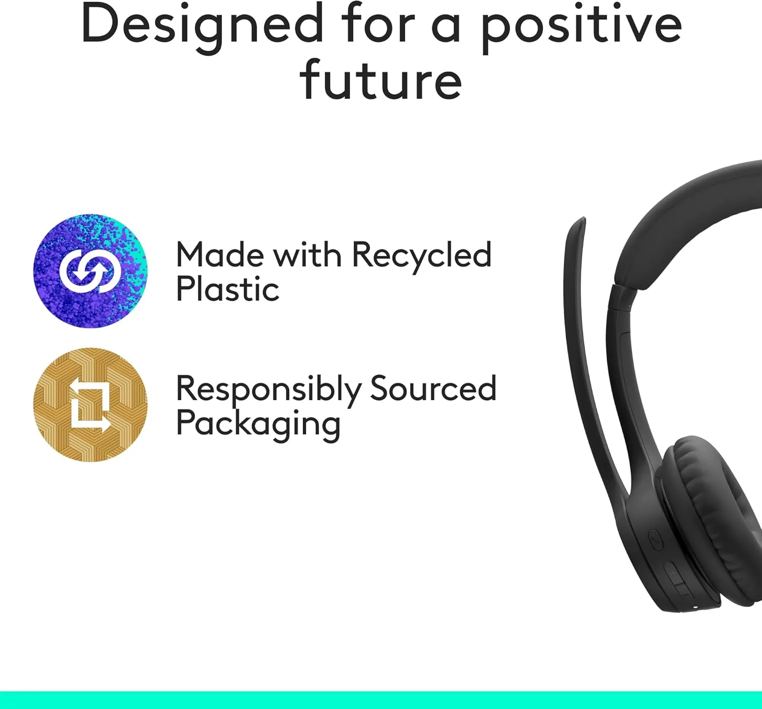 Logitech Zone 305 Wireless Bluetooth Headset for Business, Microsoft Teams Certified