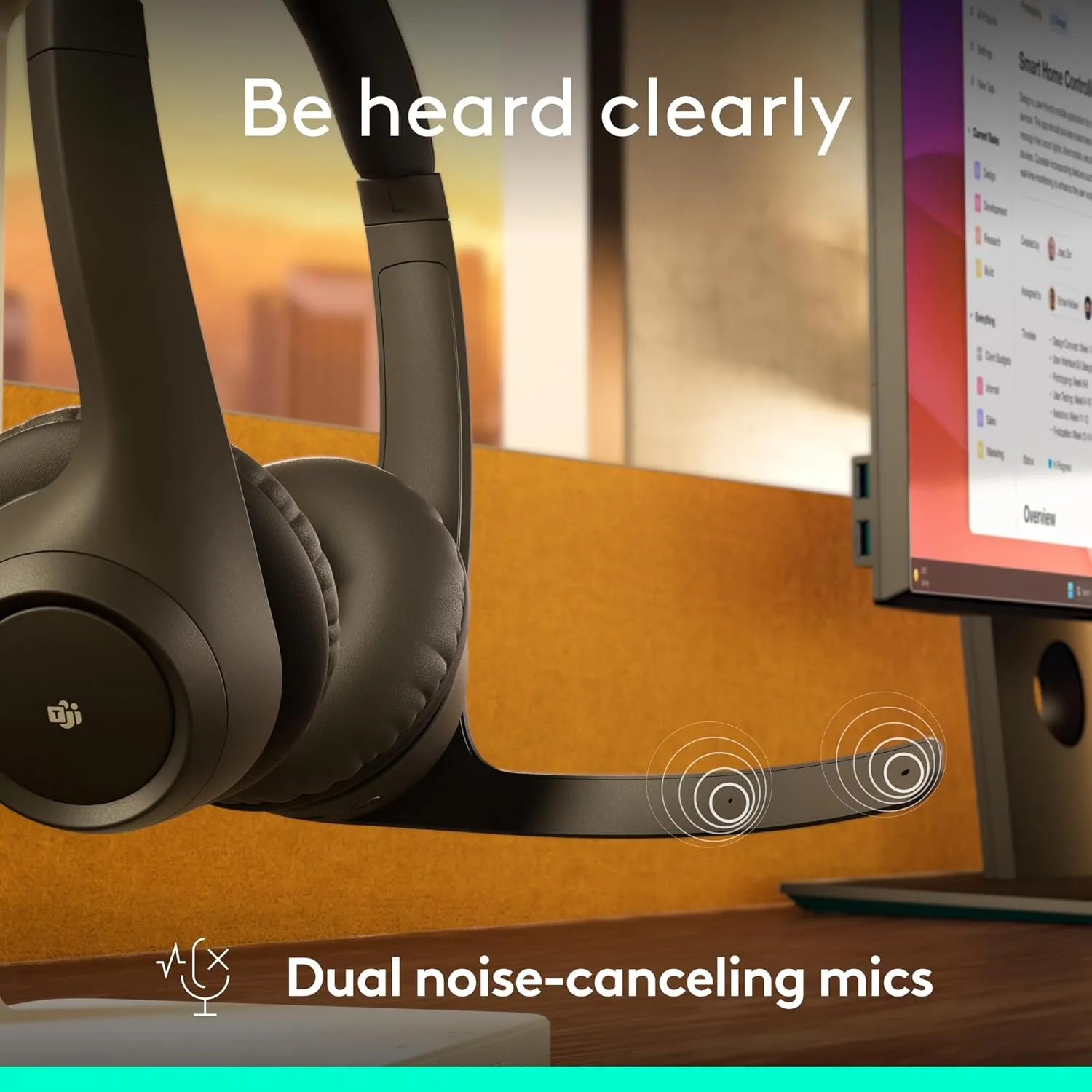 Logitech Zone 305 Wireless Bluetooth Headset for Business, Microsoft Teams Certified