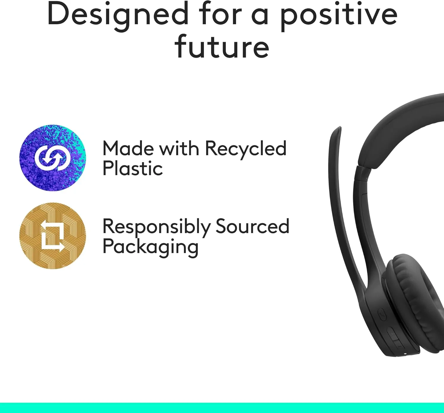 Logitech Zone 305 Wireless Bluetooth Headset for Business with Microphone
