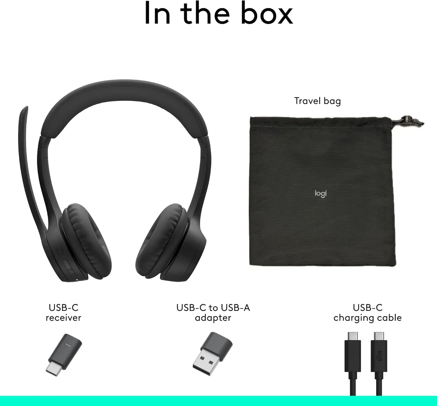 Logitech Zone 305 for Business, Wireless Bluetooth Headset with Microphone, for Microsoft Teams