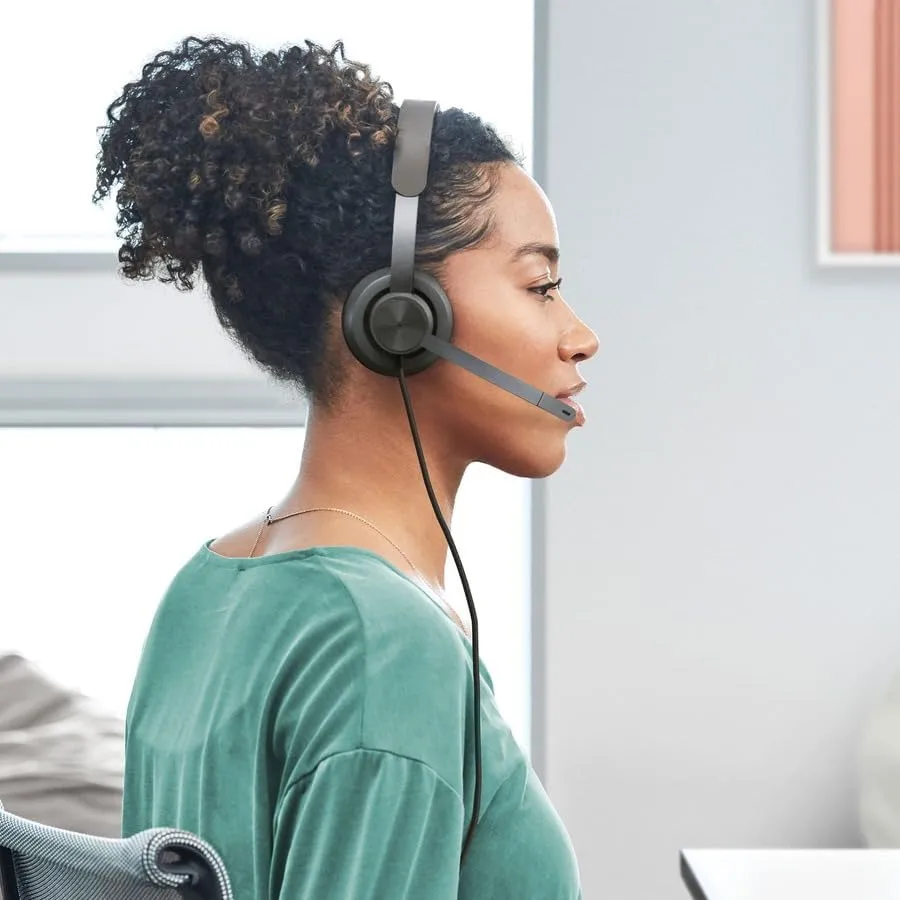 Logitech Zone 750 Headset, 7.1"x6.5"x2.6"