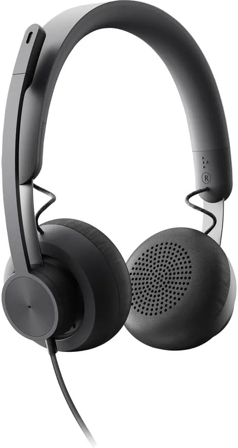 Logitech Zone 750 Headset, 7.1"x6.5"x2.6"