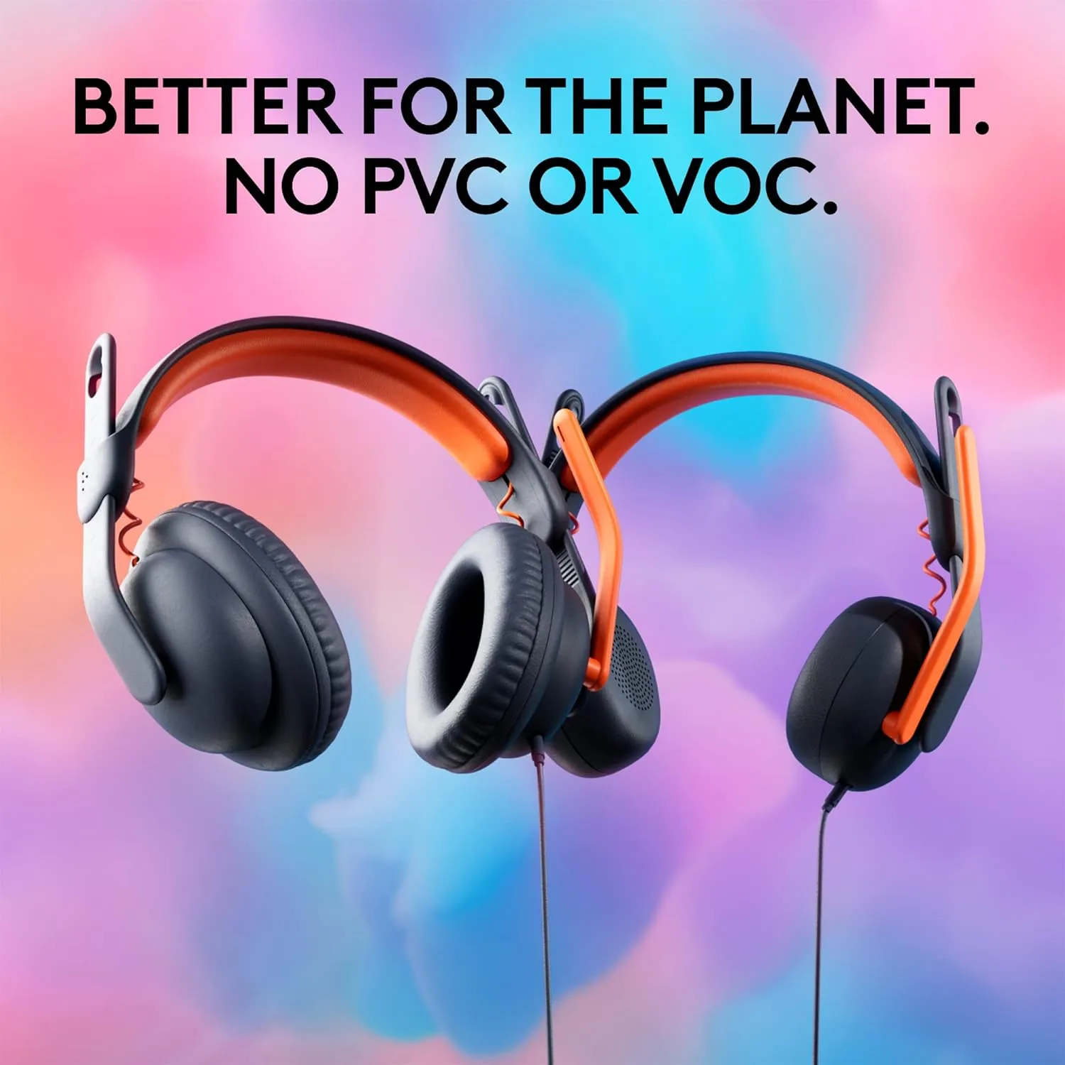 Logitech Zone Learn Wired Headset, USB-C & 3.5mm, Over-Ear for Learners
