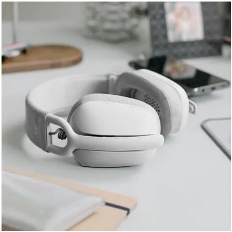 LOGITECH Zone Vibe 100 Wireless Over-Ear Headphones with Noise-Canceling Microphone