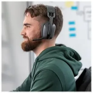 LOGITECH Zone Vibe 100 Wireless Over-Ear Headphones with Noise-Canceling Microphone