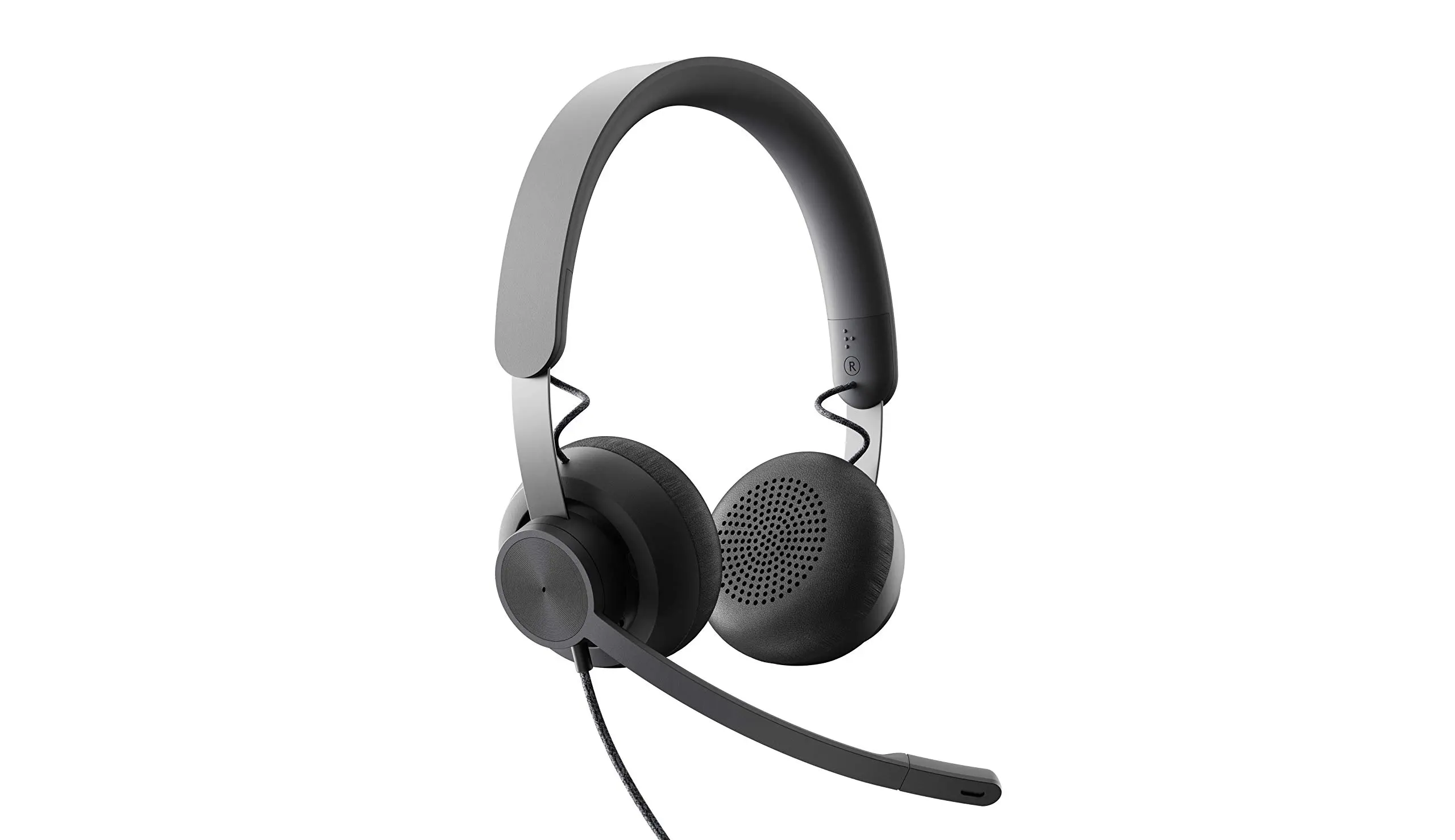 Logitech Zone Wired Noise Cancelling Headset, USB-C with USB-A Adapter - Graphite,Black